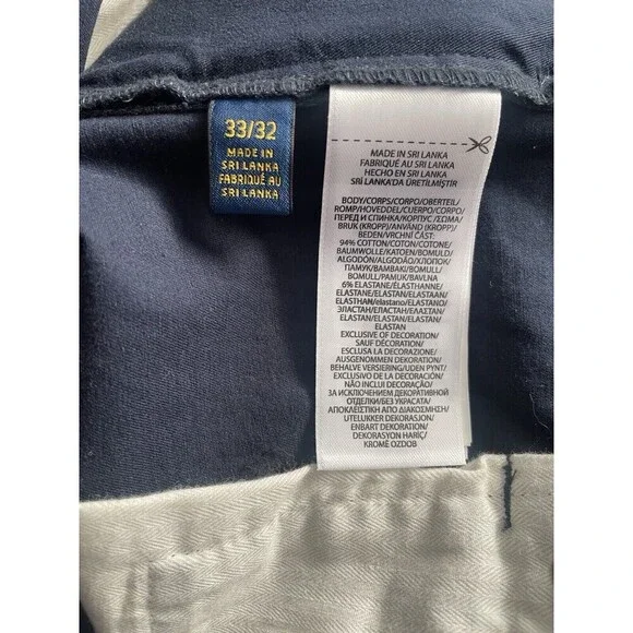 Polo Ralph Lauren Straight Fit Jeans Men’s 33x32 Nautical Blue